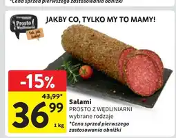 Intermarche Salami z papryką Intermarche Prosto Z Wędliniarni oferta