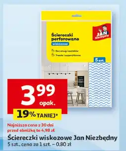 Auchan Ściereczki wiskozowce perforowane Jan Niezbędny oferta