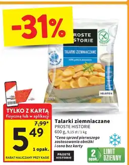 Intermarche Talarki ziemniaczane Iglotex Proste Historie oferta