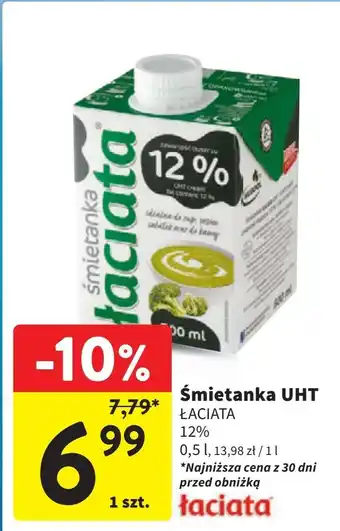 Intermarche Śmietanka 12 % Łaciata oferta