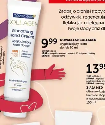 Ziko Dermo Novaclear Collagen wygładzający krem do rąk oferta