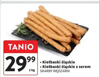 Intermarche Kiełbaski śląskie z serem Skarby Wędzarni oferta