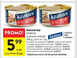 Intermarche Wieprzowina w sosie własnym Krakus Animex oferta