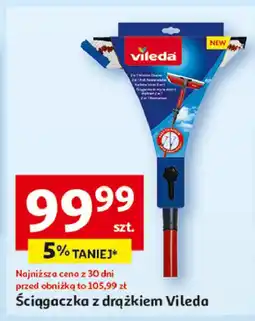 Auchan Ściągaczka z drążkiem Vileda oferta