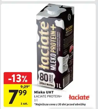 Intermarche Mleko protein + Łaciate oferta