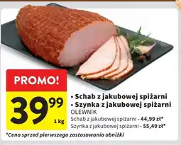 Intermarche Szynka z jakubowej spiżarni Olewnik oferta