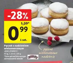 Intermarche Pączek z nadzieniem wieloowocowym Janczewscy oferta