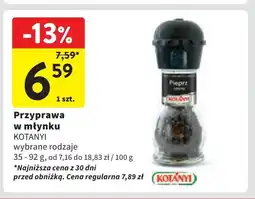 Intermarche Pieprz czarny Kotanyi oferta