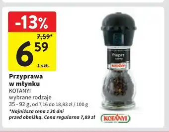 Intermarche Pieprz czarny Kotanyi oferta