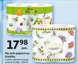 Auchan Ręcznik papierowy flora Kartika oferta