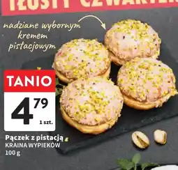 Intermarche Pączek z pistacją Kraina Wypieków oferta