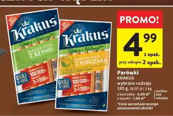 Intermarche Parówki z kurczaka dobre natury Krakus Animex oferta