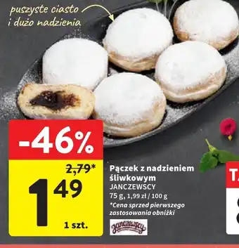 Intermarche Pączek z nadzieniem śliwkowym Janczewscy oferta