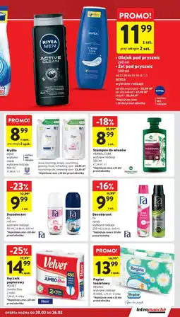 Intermarche Żel pod prysznic Nivea Creme Care oferta