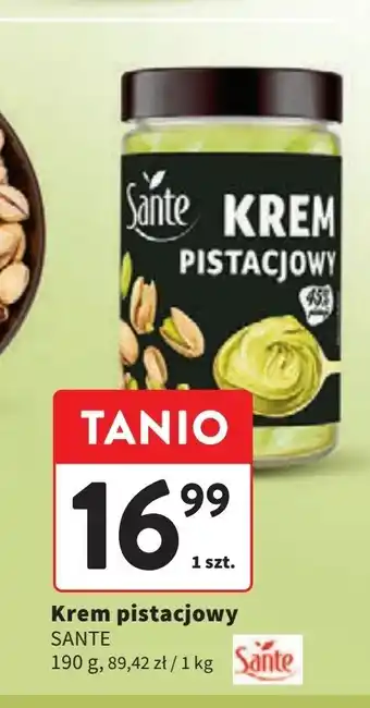 Intermarche Krem pistacjowy Sante oferta