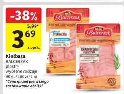 Intermarche Kiełbasa krakowska podsuszana Balcerzak oferta