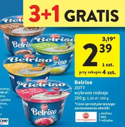 Intermarche Ryż na mleku morela Zott Belriso oferta