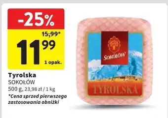 Intermarche Mielonka tyrolska Sokołów oferta