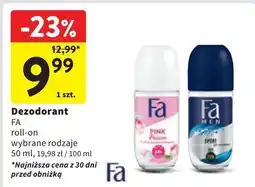 Intermarche Dezodorant citrus green scent Fa Men Sport oferta