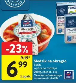 Intermarche Śledzik na okrągło po kaszubsku Seko oferta