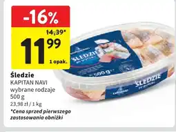 Intermarche Śledzie po gryficku Kapitan Navi oferta