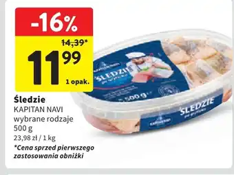 Intermarche Śledzie po gryficku Kapitan Navi oferta