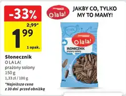 Intermarche Słonecznik prażony O La La! oferta