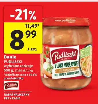 Intermarche Flaki wołowe po zamojsku Pudliszki oferta