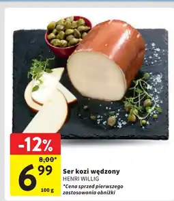 Intermarche Ser kozi wędzony Henri Willig oferta