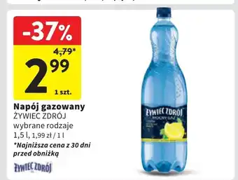 Intermarche Woda mocny gaz cytryna mięta Żywiec Zdrój oferta