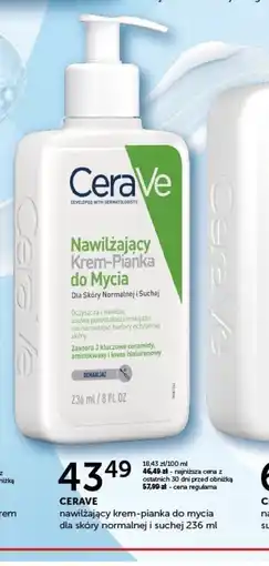 Ziko Dermo CeraVe Nawilżający krem-pianka do mycia oferta