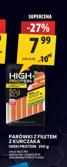 Arhelan Parówki z filetem z kurczaka High Protein oferta