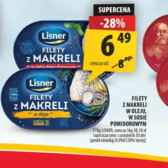 Arhelan Filety z makreli Lisner oferta