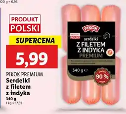 Lidl Serdelki z indyka Pikok oferta