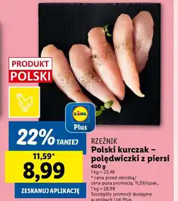 Lidl Polędwiczki z kurczaka Rzeźnik Codzienna Dostawa oferta