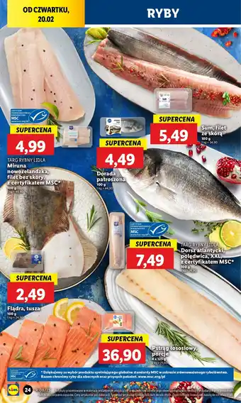 Lidl Flądra tusza ze skórą oferta