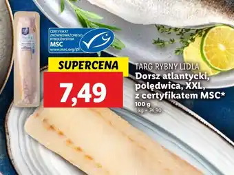 Lidl Dorsz atlantycki filet xxl Targ Rybny Lidla oferta