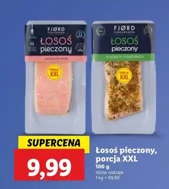 Lidl Łosoś pieczony naturalny smak Fjord Fiskursson oferta