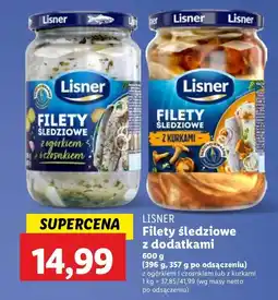 Lidl Filety śledziowe z kurkami Lisner oferta