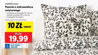 Lidl LIVARNO home Pościel z mikrowłókna satynowego oferta