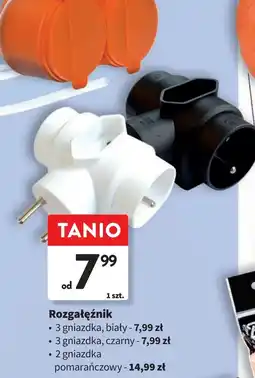 Intermarche Rozgałęźnik 2 gniazdka pomarańczowy oferta