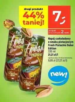 Dealz Napój czekoladowy o smaku pistacjowym oferta