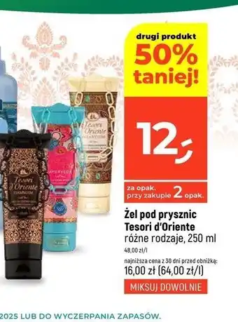 Dealz Żel pod prysznic byzantium Tesori D'oriente oferta