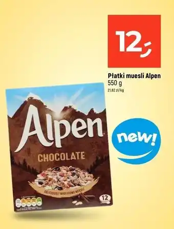 Dealz Płatki musli alpen chocolate oferta