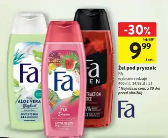 Intermarche Żel pod prysznic Fa Men Attraction Force oferta