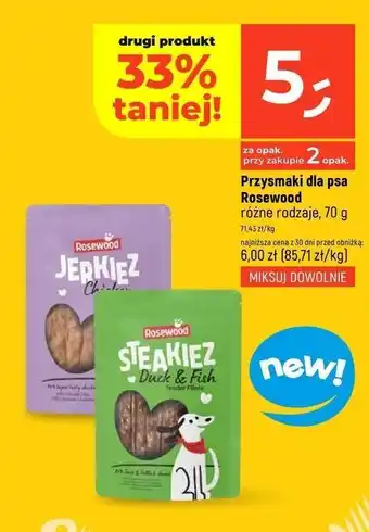 Dealz Przysmak dla psa jerkiez chicken Rosewood oferta