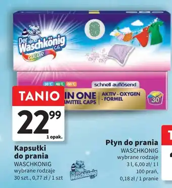 Intermarche Kapsułki do prania color Der Waschkonig oferta