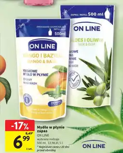 Intermarche Mydło w płynie aloes i oliwka On Line oferta