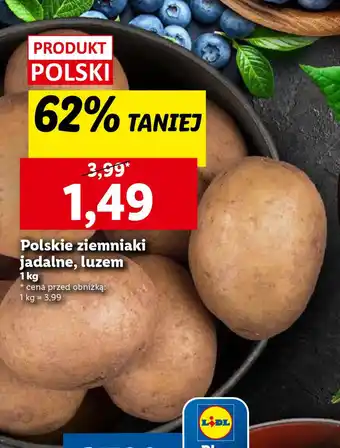 Lidl Polskie ziemniaki jadalne, luzem oferta