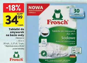 Intermarche Tabletki do zmywarki sodowe Frosch oferta